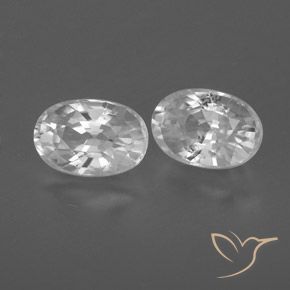 Shop natural 1.74ct ホワイト ジルコン gems, 楕円形, from カンボジア at GemSelect. In stock, global shipping!