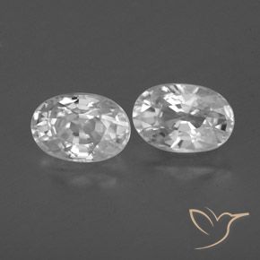 Shop natural 1.76ct ホワイト ジルコン gems, 楕円形, from カンボジア at GemSelect. In stock, global shipping!