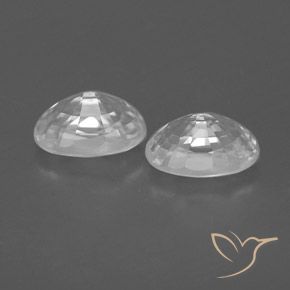 Shop natural 1.71ct ホワイト ジルコン gems, 楕円形, from カンボジア at GemSelect. In stock, global shipping!