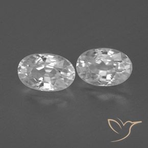 Shop natural 1.73ct ホワイト ジルコン gems, 楕円形, from カンボジア at GemSelect. In stock, global shipping!