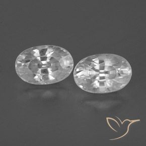 Shop natural 1.78ct ホワイト ジルコン gems, 楕円形, from カンボジア at GemSelect. In stock, global shipping!
