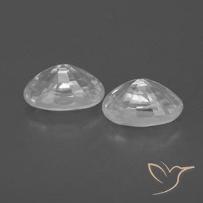 Shop natural 1.78ct ホワイト ジルコン gems, 楕円形, from カンボジア at GemSelect. In stock, global shipping!