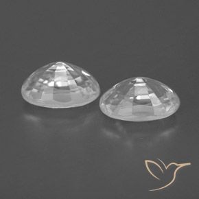 Shop natural 1.75ct ホワイト ジルコン gems, 楕円形, from カンボジア at GemSelect. In stock, global shipping!