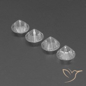 Shop natural 3.63ct ホワイト ジルコン gems, ラウンド, from カンボジア at GemSelect. In stock, global shipping!