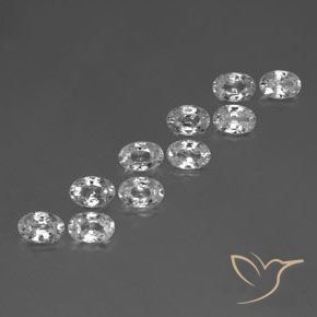Shop natural 7.12ct ホワイト ジルコン gems, 楕円形, from カンボジア at GemSelect. In stock, global shipping!