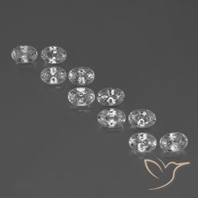 Shop natural 7.42ct ホワイト ジルコン gems, 楕円形, from カンボジア at GemSelect. In stock, global shipping!
