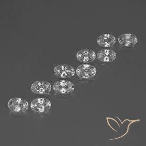 Shop natural 7.42ct ホワイト ジルコン gems, 楕円形, from カンボジア at GemSelect. In stock, global shipping!