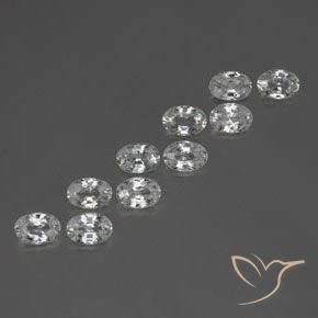 Shop natural 7.10ct ホワイト ジルコン gems, 楕円形, from カンボジア at GemSelect. In stock, global shipping!