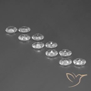 Shop natural 7.10ct ホワイト ジルコン gems, 楕円形, from カンボジア at GemSelect. In stock, global shipping!