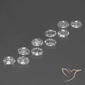 Shop natural 6.91ct ホワイト ジルコン gems, 楕円形, from カンボジア at GemSelect. In stock, global shipping!