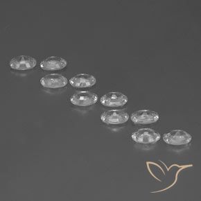 Shop natural 6.91ct ホワイト ジルコン gems, 楕円形, from カンボジア at GemSelect. In stock, global shipping!