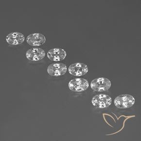 Shop natural 7.90ct ホワイト ジルコン gems, 楕円形, from カンボジア at GemSelect. In stock, global shipping!