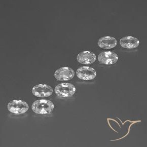 Shop natural 6.39ct ホワイト ジルコン gems, 楕円形, from カンボジア at GemSelect. In stock, global shipping!