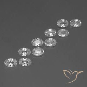 Shop natural 6.73ct ホワイト ジルコン gems, 楕円形, from カンボジア at GemSelect. In stock, global shipping!