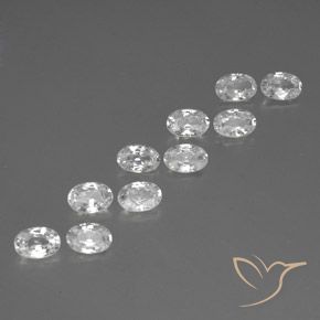 Shop natural 6.77ct ホワイト ジルコン gems, 楕円形, from カンボジア at GemSelect. In stock, global shipping!