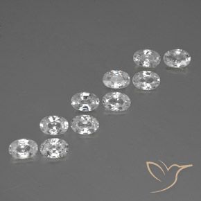 Shop natural 7.01ct ホワイト ジルコン gems, 楕円形, from カンボジア at GemSelect. In stock, global shipping!