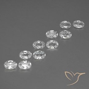 Shop natural 6.71ct ホワイト ジルコン gems, 楕円形, from カンボジア at GemSelect. In stock, global shipping!