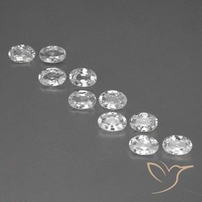 Shop natural 6.61ct ホワイト ジルコン gems, 楕円形, from カンボジア at GemSelect. In stock, global shipping!