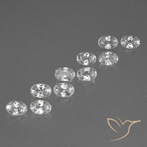 Shop natural 7.82ct ホワイト ジルコン gems, 楕円形, from カンボジア at GemSelect. In stock, global shipping!