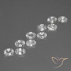 Shop natural 7.21ct ホワイト ジルコン gems, 楕円形, from カンボジア at GemSelect. In stock, global shipping!