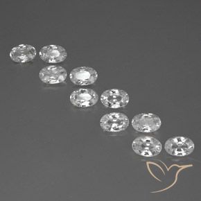 Shop natural 7.08ct ホワイト ジルコン gems, 楕円形, from カンボジア at GemSelect. In stock, global shipping!