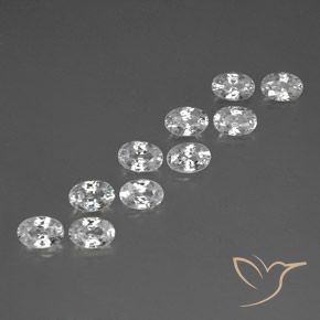Shop natural 7.50ct ホワイト ジルコン gems, 楕円形, from カンボジア at GemSelect. In stock, global shipping!