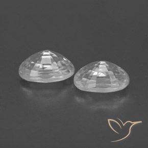 Shop natural 1.76ct ホワイト ジルコン gems, 楕円形, from カンボジア at GemSelect. In stock, global shipping!