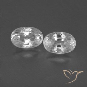 Shop natural 1.73ct ホワイト ジルコン gems, 楕円形, from カンボジア at GemSelect. In stock, global shipping!