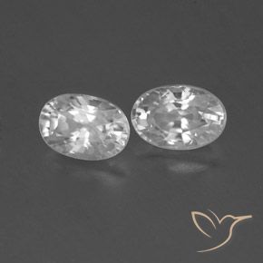Shop natural 1.64ct ホワイト ジルコン gems, 楕円形, from カンボジア at GemSelect. In stock, global shipping!