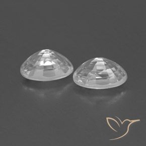 Shop natural 1.70ct ホワイト ジルコン gems, 楕円形, from カンボジア at GemSelect. In stock, global shipping!