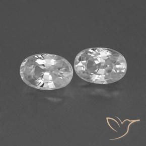 Shop natural 1.68ct ホワイト ジルコン gems, 楕円形, from カンボジア at GemSelect. In stock, global shipping!