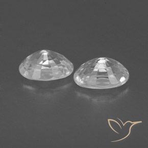 Shop natural 1.60ct ホワイト ジルコン gems, 楕円形, from カンボジア at GemSelect. In stock, global shipping!