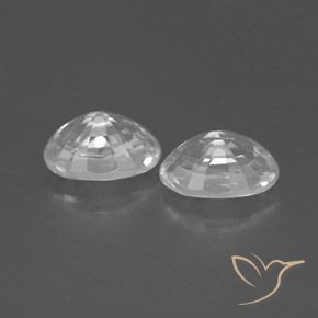 Shop natural 1.67ct ホワイト ジルコン gems, 楕円形, from カンボジア at GemSelect. In stock, global shipping!