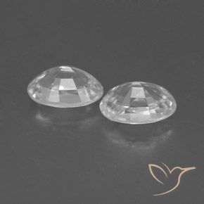 Shop natural 1.62ct ホワイト ジルコン gems, 楕円形, from カンボジア at GemSelect. In stock, global shipping!