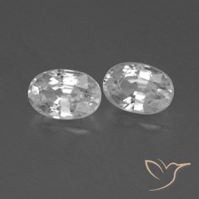 Shop natural 1.66ct ホワイト ジルコン gems, 楕円形, from カンボジア at GemSelect. In stock, global shipping!