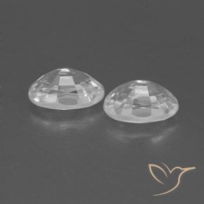 Shop natural 1.66ct ホワイト ジルコン gems, 楕円形, from カンボジア at GemSelect. In stock, global shipping!