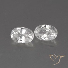 Shop natural 1.65ct ホワイト ジルコン gems, 楕円形, from カンボジア at GemSelect. In stock, global shipping!