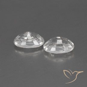 Shop natural 1.65ct ホワイト ジルコン gems, 楕円形, from カンボジア at GemSelect. In stock, global shipping!