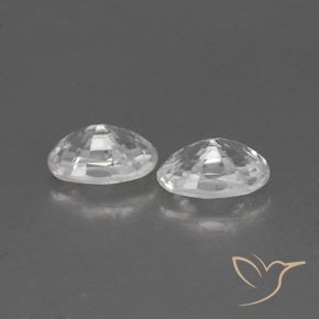 Shop natural 1.71ct ホワイト ジルコン gems, 楕円形, from カンボジア at GemSelect. In stock, global shipping!