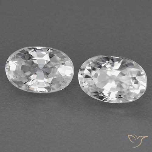 Shop natural 1.72ct ホワイト ジルコン gems, 楕円形, from カンボジア at GemSelect. In stock, global shipping!