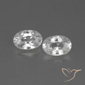 Shop natural 1.62ct ホワイト ジルコン gems, 楕円形, from カンボジア at GemSelect. In stock, global shipping!