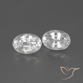 Shop natural 1.75ct ホワイト ジルコン gems, 楕円形, from カンボジア at GemSelect. In stock, global shipping!