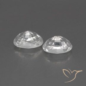 Shop natural 1.75ct ホワイト ジルコン gems, 楕円形, from カンボジア at GemSelect. In stock, global shipping!