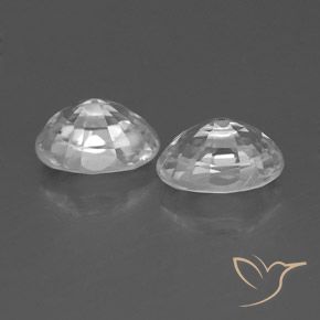 Shop natural 1.76ct ホワイト ジルコン gems, 楕円形, from カンボジア at GemSelect. In stock, global shipping!