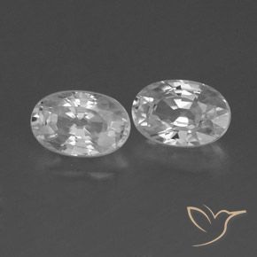 Shop natural 1.69ct ホワイト ジルコン gems, 楕円形, from カンボジア at GemSelect. In stock, global shipping!