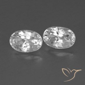 Shop natural 1.77ct ホワイト ジルコン gems, 楕円形, from カンボジア at GemSelect. In stock, global shipping!