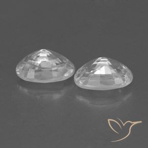 Shop natural 1.68ct ホワイト ジルコン gems, 楕円形, from カンボジア at GemSelect. In stock, global shipping!