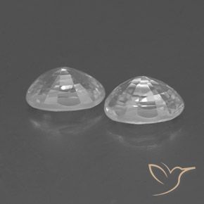 Shop natural 1.66ct ホワイト ジルコン gems, 楕円形, from カンボジア at GemSelect. In stock, global shipping!