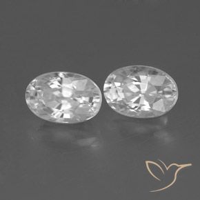 Shop natural 1.65ct ホワイト ジルコン gems, 楕円形, from カンボジア at GemSelect. In stock, global shipping!