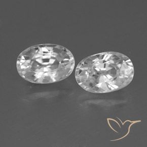 Shop natural 1.74ct ホワイト ジルコン gems, 楕円形, from カンボジア at GemSelect. In stock, global shipping!